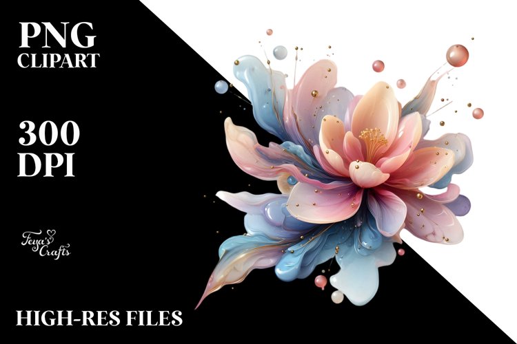 Flower Sticker Png Image 10