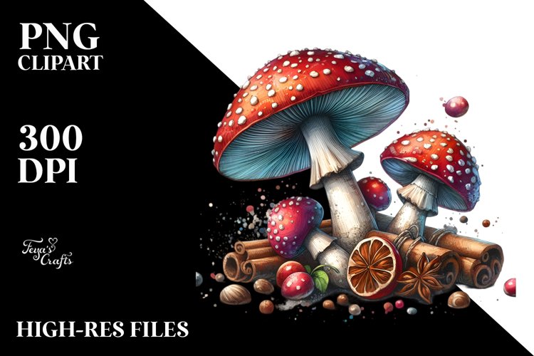 Mushroom Clipart Image 4