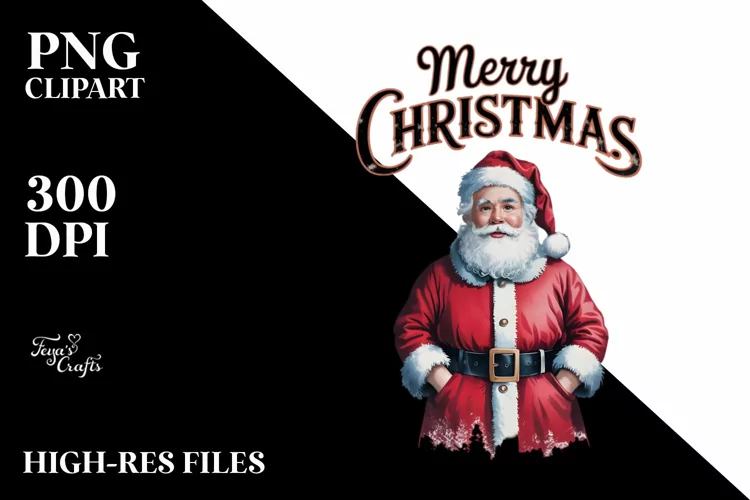 Merry Christmas Clipart |Tshirt Design