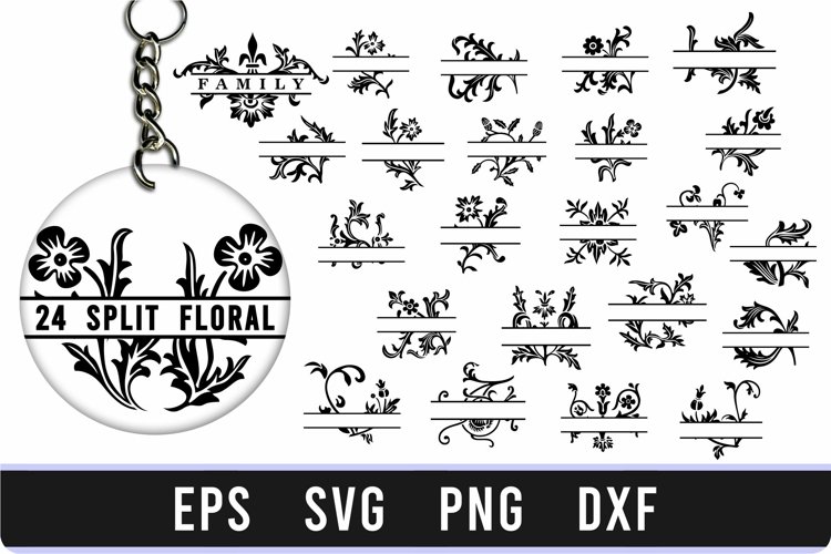 Family Split Monogram Svg Image 6