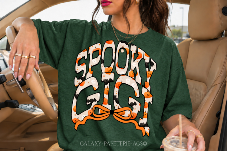 Spook Gigi PNG | Halloween Grandma Sublimation