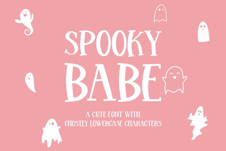 Spooky Babe Serif Font, Halloween Font, Ghost Font example image 1