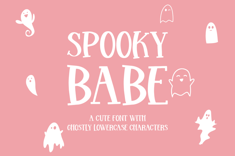 Spooky Babe Serif Font, Halloween Font, Ghost Font