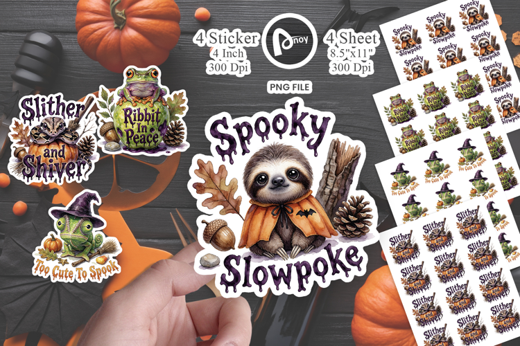 Big-Eyed Rainforest Animals Sticker