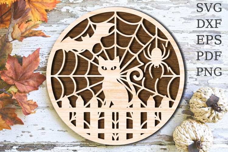 Halloween Black Cat Svg Image 4