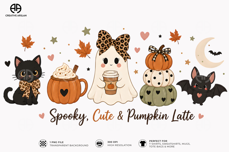 Cozy Little Boo Cow PNG Highland Cow Halloween Shirt Design