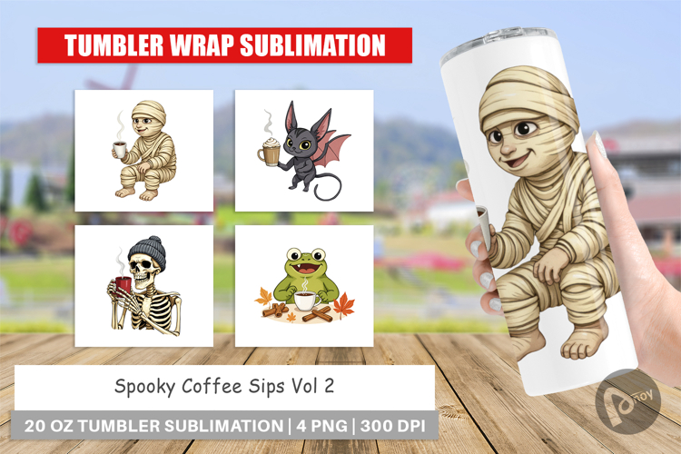 Halloween Tumbler Wrap Image 2