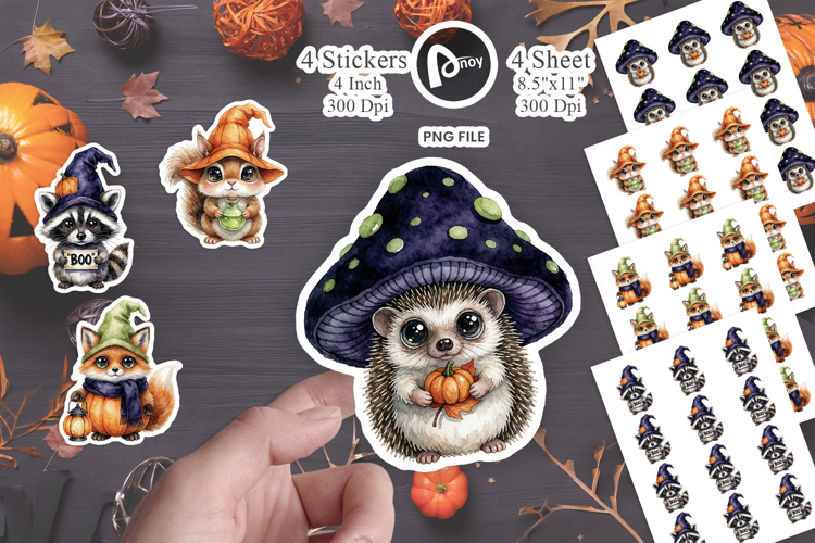 Forest Forager Gnomes Sticker