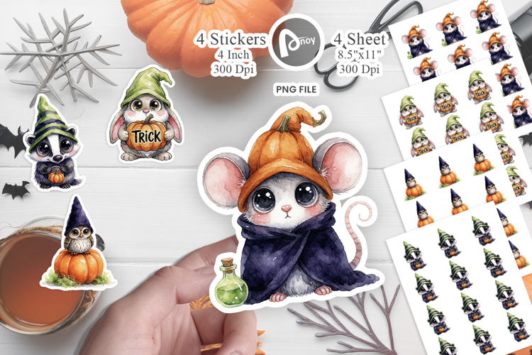 Forest Forager Gnomes Sticker