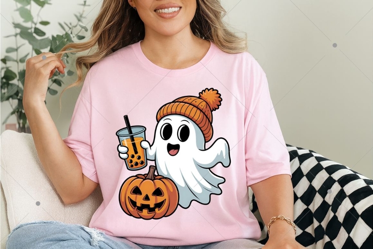 Halloween Coquette Ghost PNG, Halloween Ghost PNG, Spooky