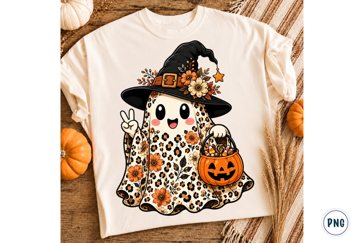 Spooky Ghost Friends Halloween PNG, Halloween PNG, Boo PNG
