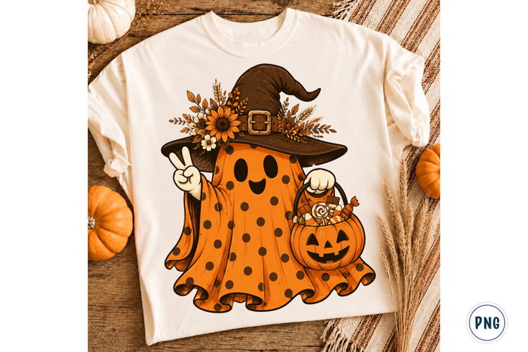 Spooky Ghost Friends Halloween PNG, Halloween PNG, Boo PNG