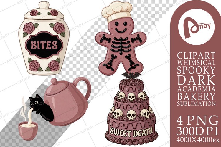 Spooky Gothic Sweets Sublimation example image 1