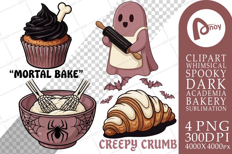 Spooky Gothic Sweets Sublimation example image 1