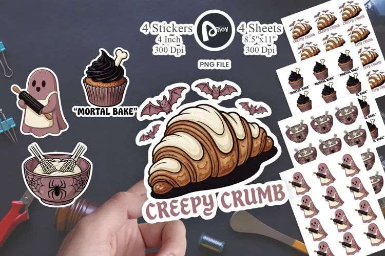 Spooky Gothic Sweets Sticker