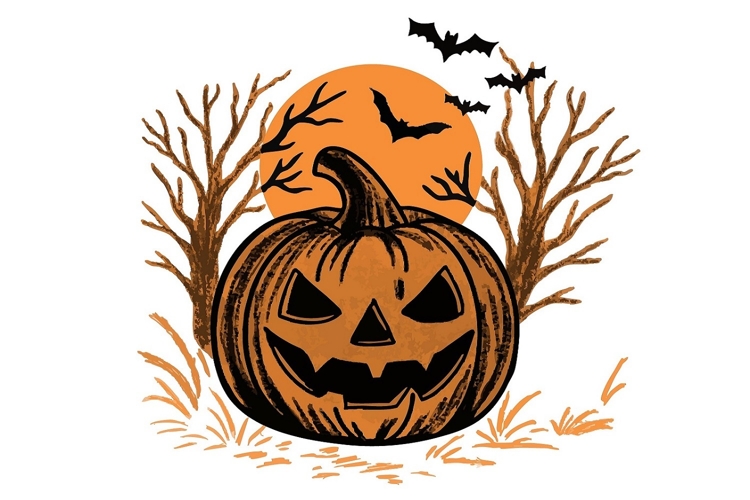 Spooky Halloween Pumpkin
