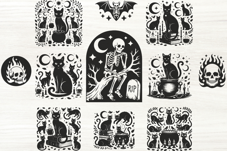 Spooky Halloween SVG Bundle