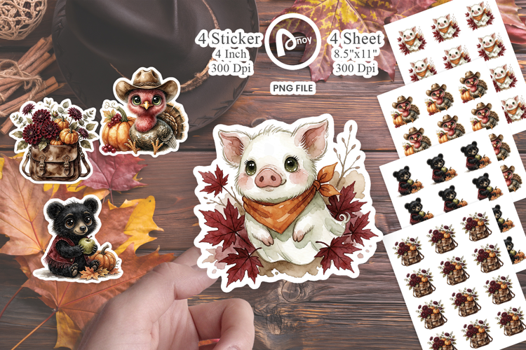 Homestead Harvest Animals Sticker