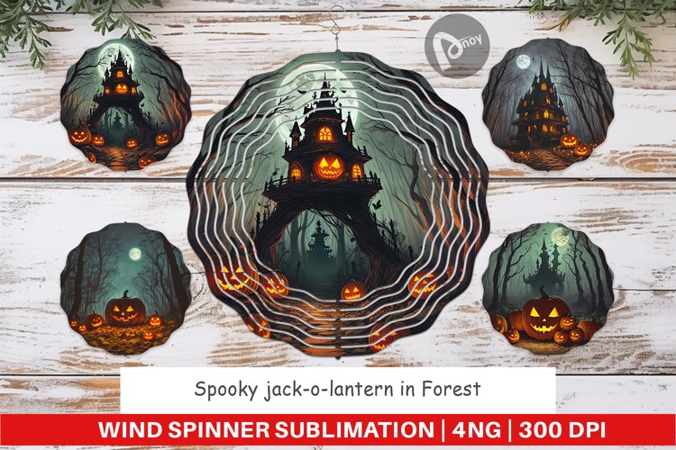 Wind Spinner Spooky Forest Halloween