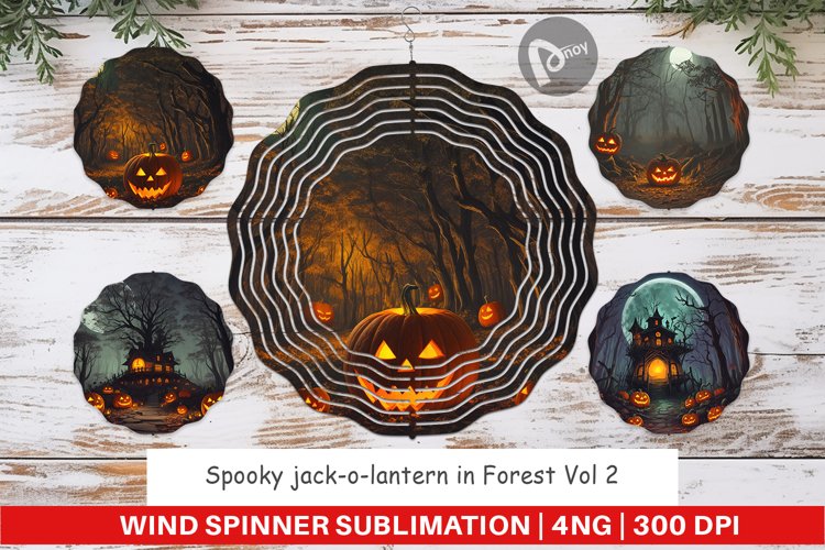Wind Spinner Spooky Forest Halloween