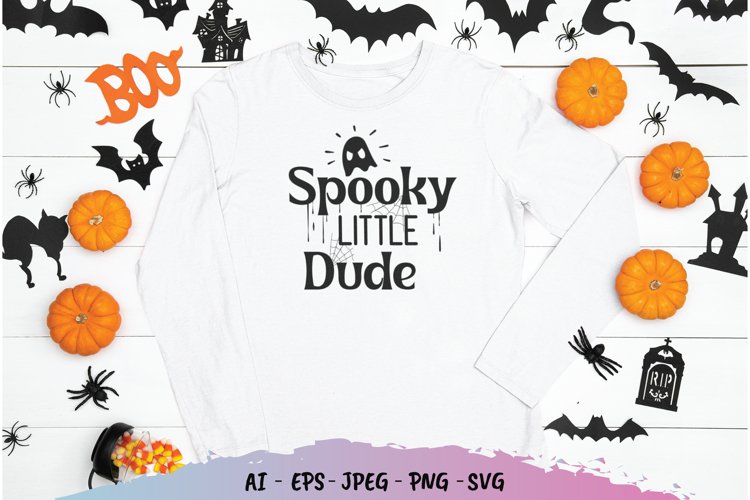 Spooky Little Dude SVG example image 1