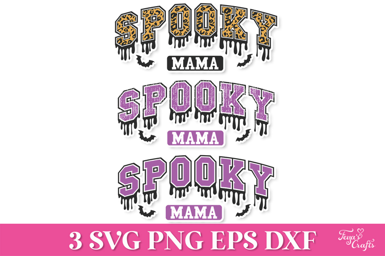 Spooky Mama Halloween SVG Quote