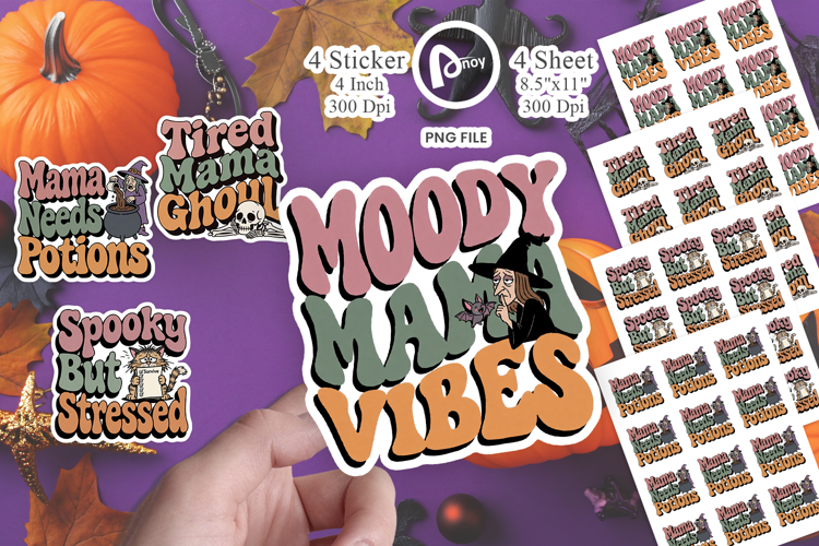 Spooky Mama Chaos Sticker