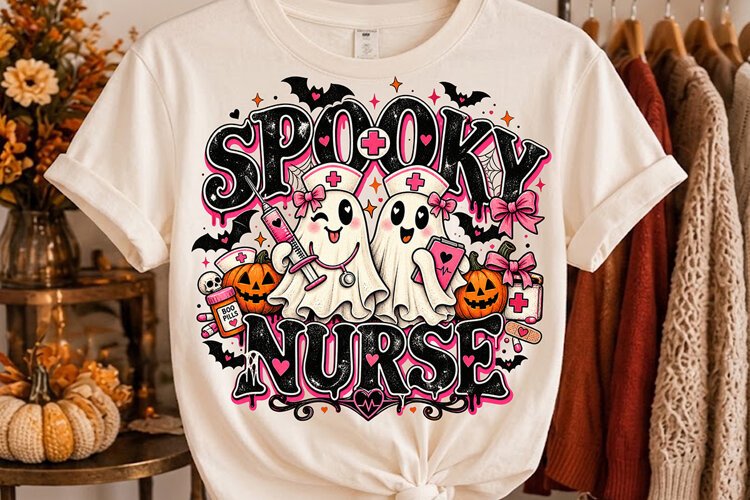 Spooky Nurse Halloween PNG