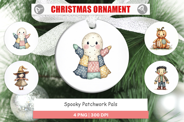 Halloween Patchwork Pals Ornament