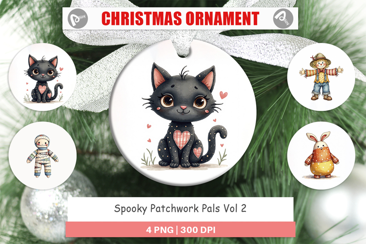 Halloween Patchwork Pals Ornament
