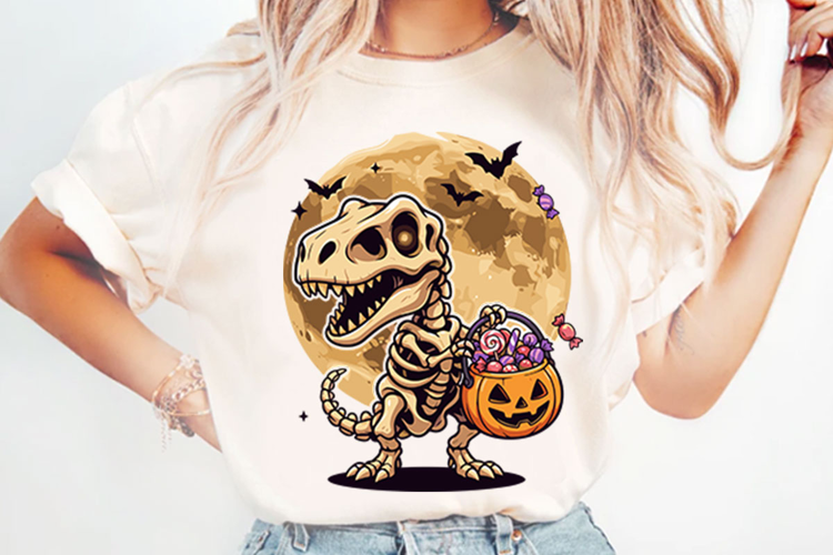 Spooky Saurus Halloween Dinosaur PNG Designs