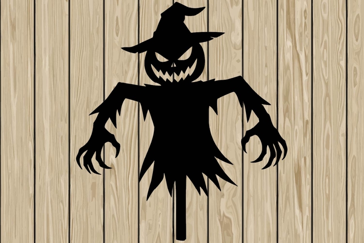Scarecrow Silhouette Image 11
