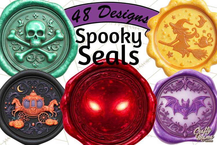 Halloween Wax Seal PNG Clipart Spooky Gothic Digital Art