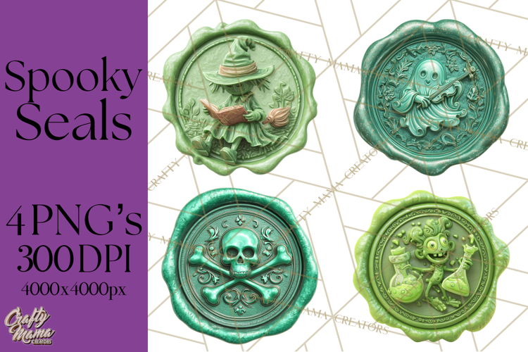 Halloween Wax Seal PNG Clipart Spooky Gothic Digital Art