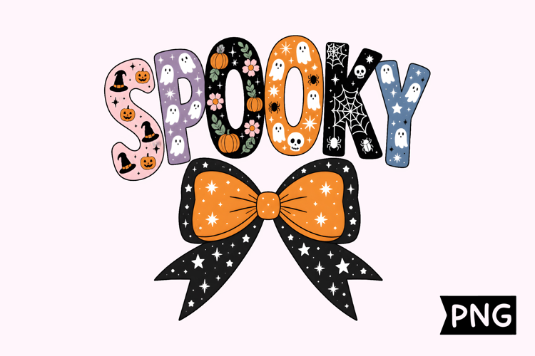 Spooky Season Halloween Bow Design