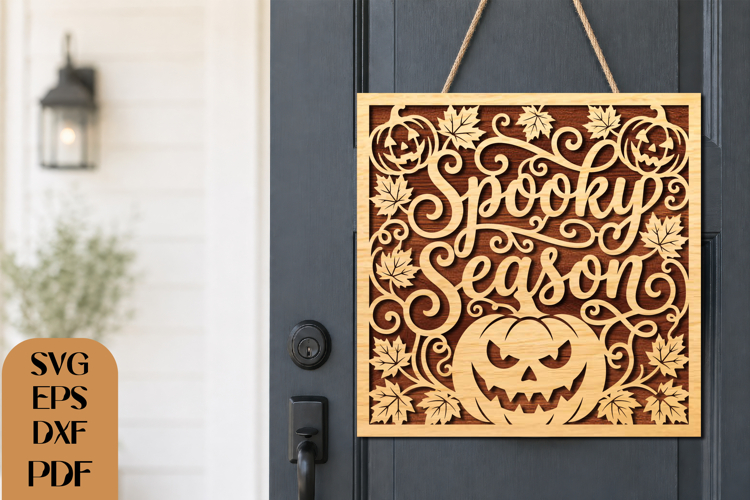 Spooky Season SVG Laser Cut File