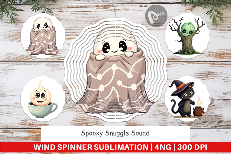 Wind Spinner Snuggle Spooky Squad