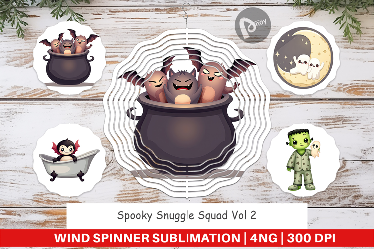 Wind Spinner Snuggle Spooky Squad