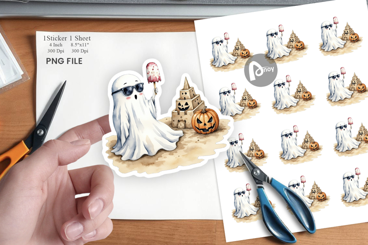 Ghosts Clipart Image 13