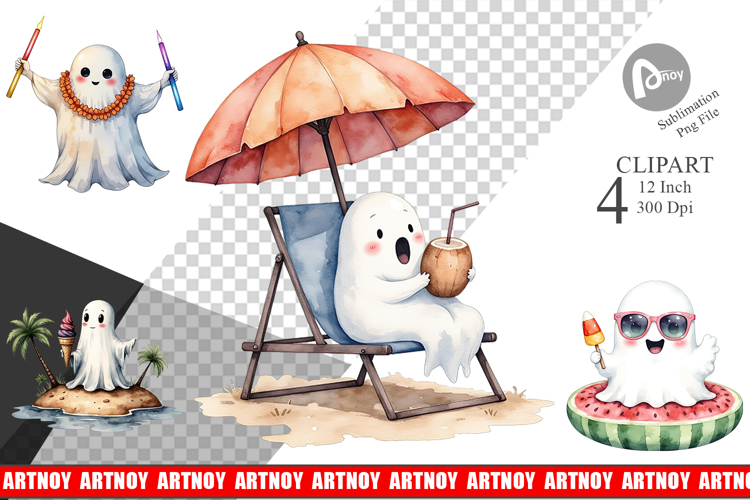Ghosts Clipart Image 2