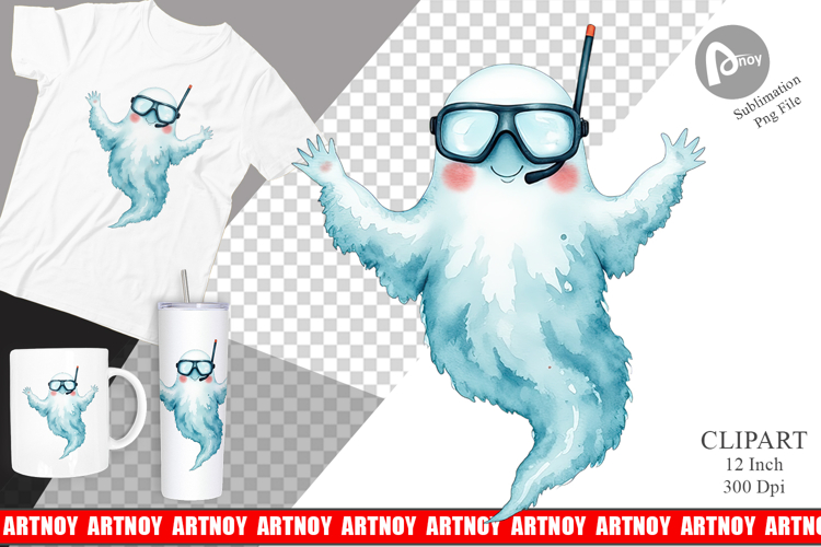 Ghosts Clipart Image 17