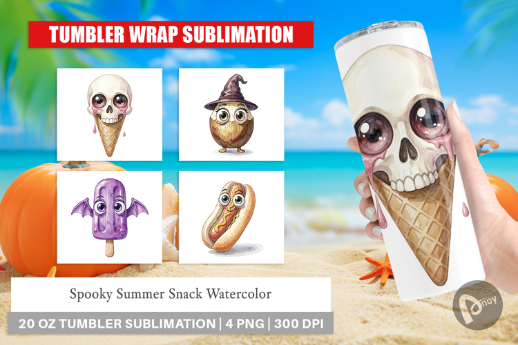 Spooky Summer Snack Tumbler