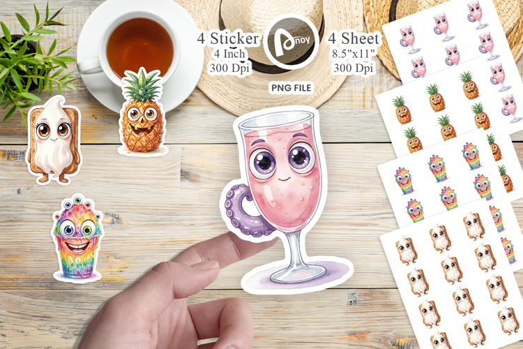 Spooky Summer Snack Sticker