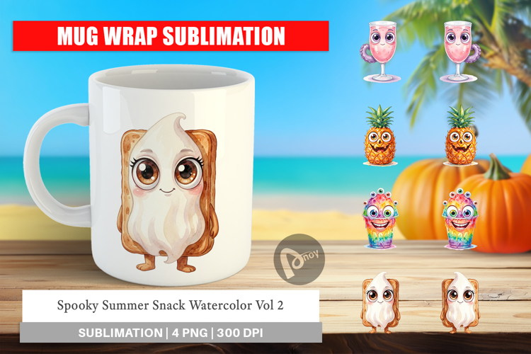 Spooky Summer Snack Mug Wrap