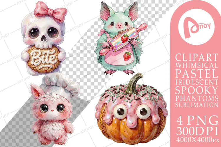 Spooky Bakery Monster Sublimation