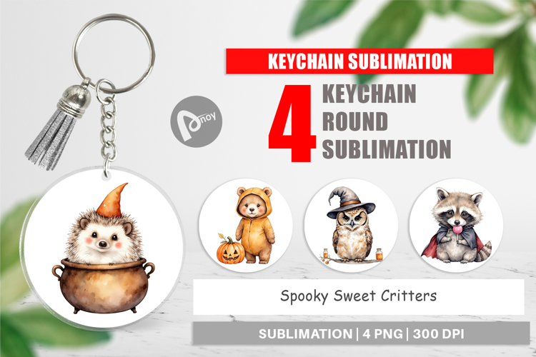 Keychain Spooky Sweet Critters