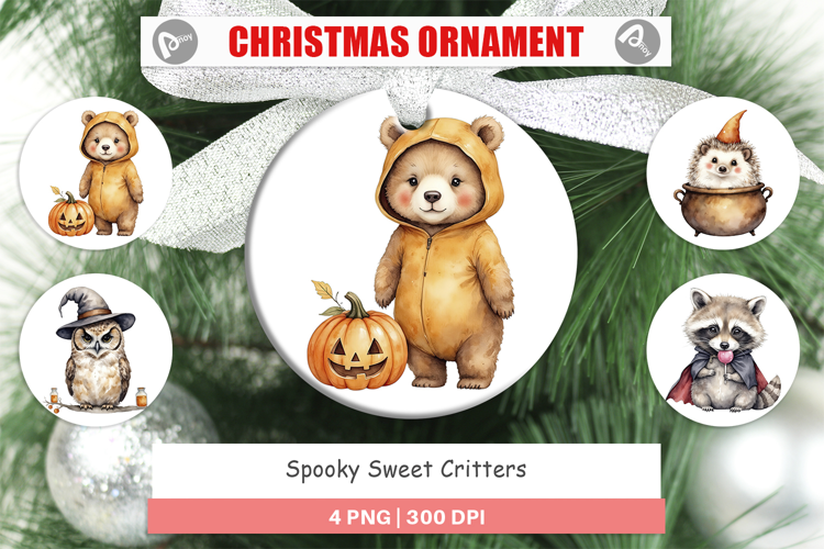 Ornament Spooky Sweet Critters