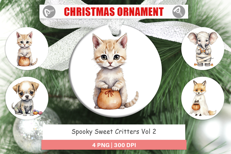 Ornament Spooky Sweet Critters