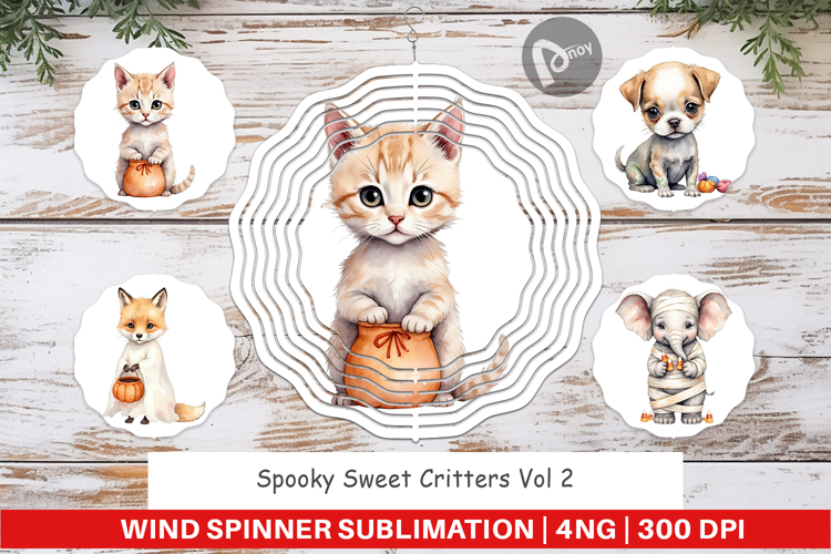 Wind Spinner Spooky Sweet Critters
