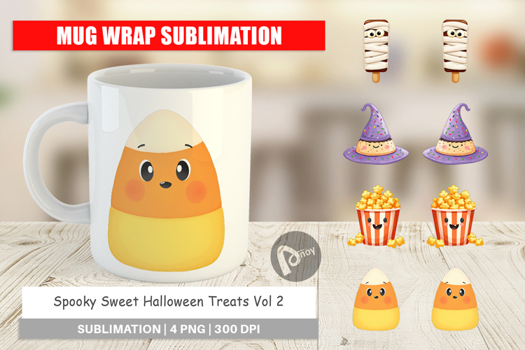 Mug Wrap Spooky Sweet Treats